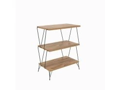 Table D'appoint De Salon Mississipi Moderne Pin 48x75x31 Cm