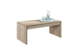 Table Basse à Plateau Relevable L102 X H43/54 Cm