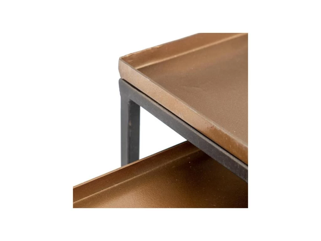 Tables Basses Gigognes Métal/Cuivré N°2 - ALMA – Image 6