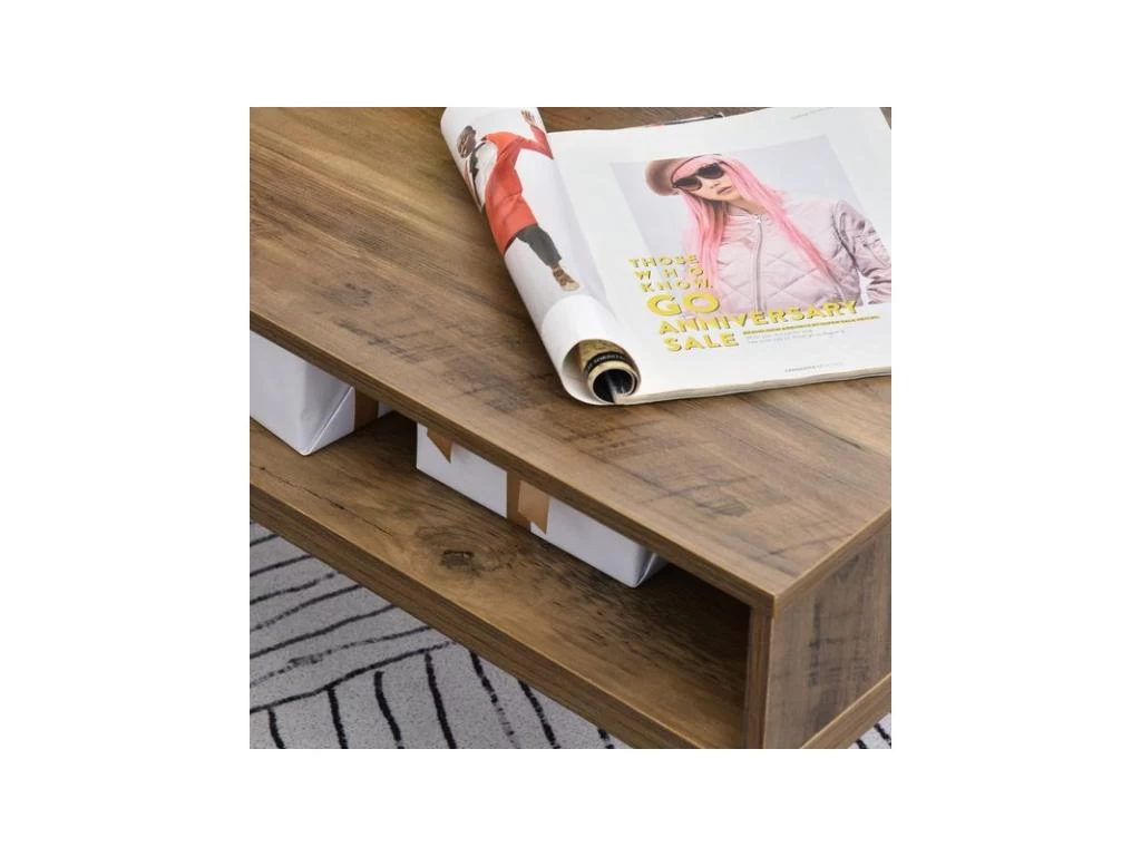 Table Basse Rectangle CAMEL Marron – Image 8