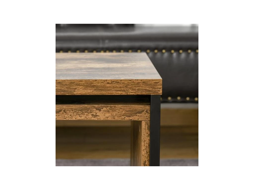 2 Tables Basses CLAY Aspect Bois – Image 8