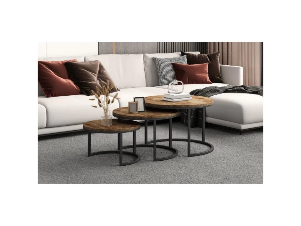 Table Basse Collection ARNOLD Marron-bois. â Image 2