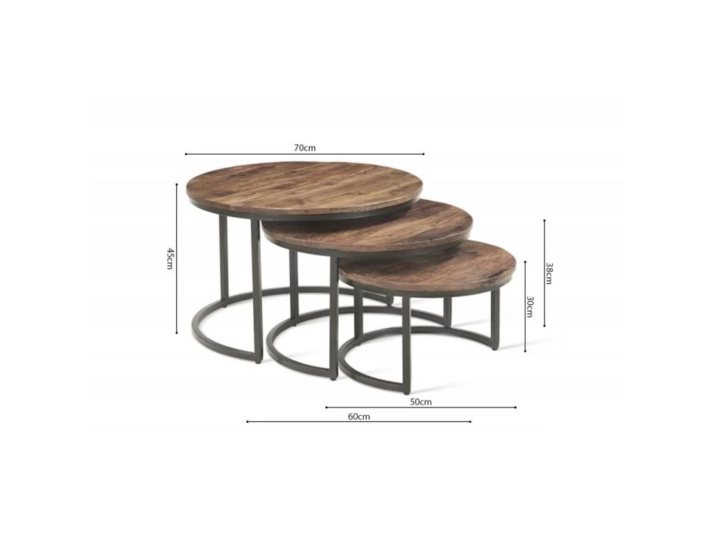 Table Basse Collection ARNOLD Marron-bois. â Image 3