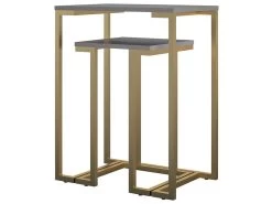 Tables Gigognes En MDF Gris Graphite