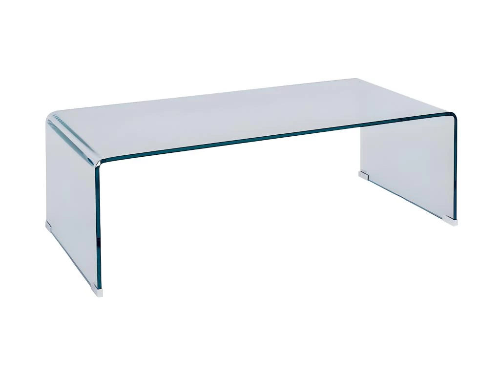 Table Basse ALONZO - Verre Trempé Courbé – Image 2