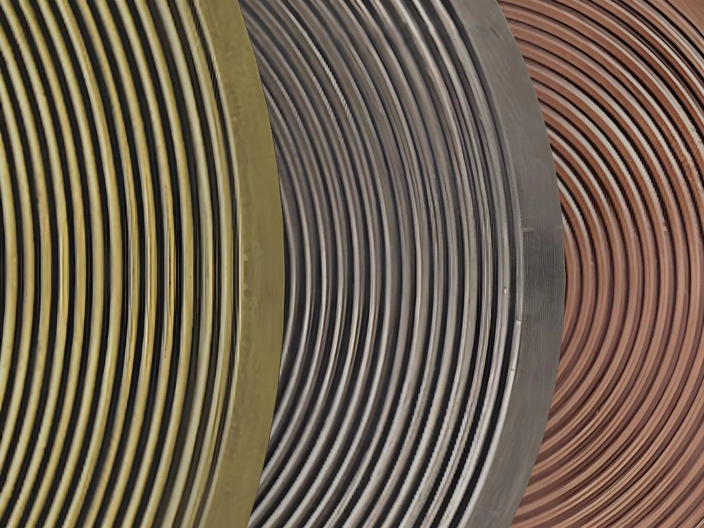 Tables Basses Gigognes CANDEUR - Motifs Sculptés - Acier - Coloris : Doré, Argent, Cuivre – Image 11