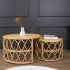 Tables Basses Gigognes - Rotin - Coloris : Naturel - RONITA